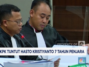 Video: Jaksa KPK Tuntut Hasto Kristiyanto 7 Tahun Penjara