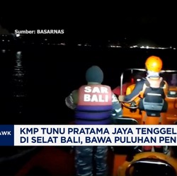 Video: KMP Tunu Pratama Tenggelam di Selat Bali,Bawa Puluhan Penumpang