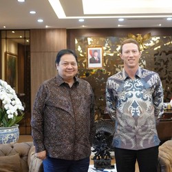 Airlangga Temui CEO ExxonMobil Indonesia, Bahas Topik Ini