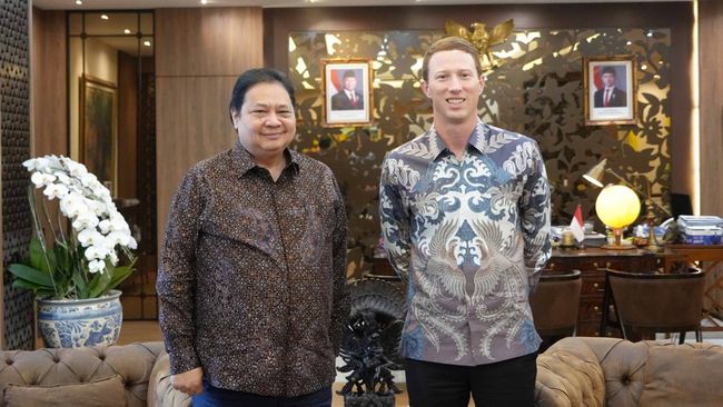 Airlangga Temui CEO ExxonMobil Indonesia, Bahas Topik Ini