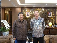 Airlangga Temui CEO ExxonMobil Indonesia, Bahas Topik Ini