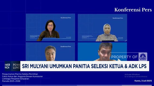 Video: Sri Mulyani Umumkan Panitia Seleksi Ketua dan ADK LPS