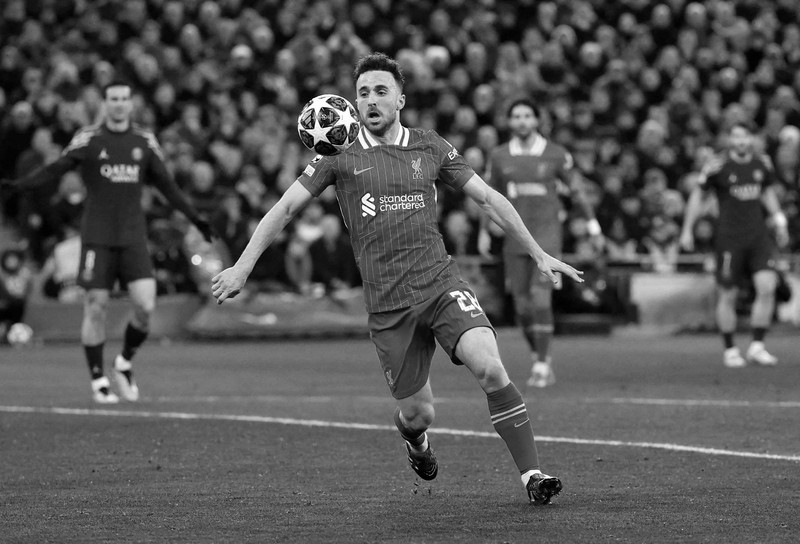 Pemain Liverpool Diogo Jota. (REUTERS/Phil Noble/File Photo)