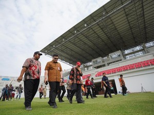 Bupati Kediri Pastikan Pembangunan Stadion Gelora Daha Jayati Rampung 2027