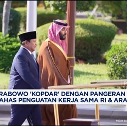 Video: Prabowo & Pangeran MBS 'Kopdar', Bahas Kerja Sama RI-Arab Saudi