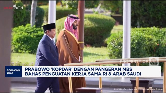 Video: Prabowo dan Pangeran MBS 'Kopdar', Bahas Kerja Sama RI-Arab Saudi