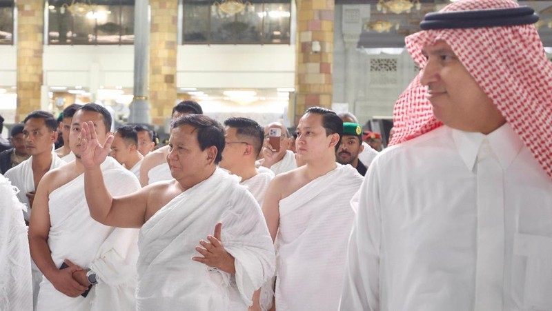 Presiden Prabowo Subianto Tunaikan Ibadah Umrah ditengah kunjungan kenegaraan. (Dok. Biro Pers Sekretariat Presiden/Muchlis Jr)