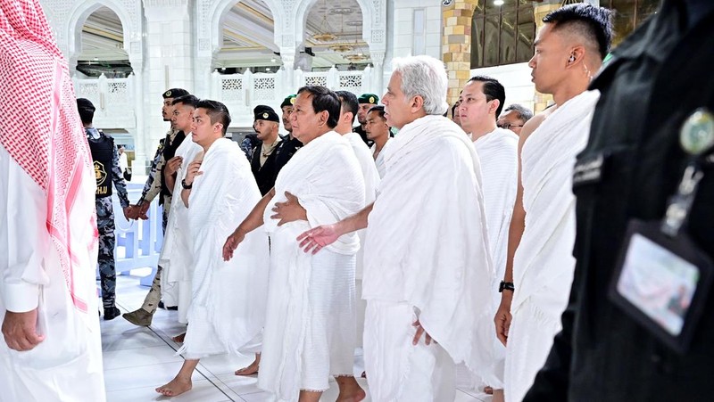 Presiden Prabowo Subianto Tunaikan Ibadah Umrah ditengah kunjungan kenegaraan. (Dok. Biro Pers Sekretariat Presiden/Muchlis Jr)