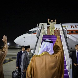 Prabowo Tinggalkan Arab Saudi, Lanjutkan Lawatan ke Negara Berikutnya