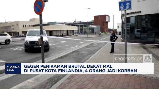 Video: Penikaman Brutal di Finlandia Bikin Geger, 4 Orang Jadi Korban!