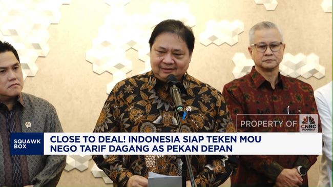 Video: Close to Deal! RI Siap Teken MoU Tarif Dagang AS Pekan Depan
