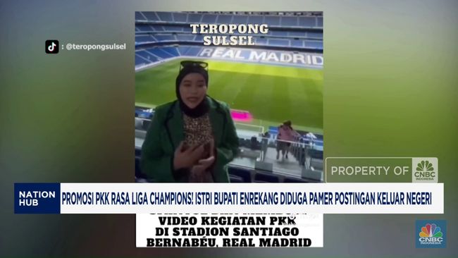 Video: Istri Bupati Enrekang Promosi PKK di Stadion Santiago Bernabu
