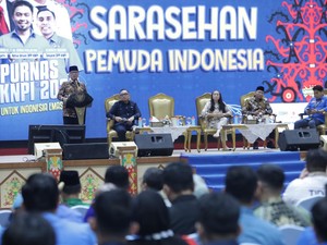 Sarasehan KNPI, Mendes Yandri Ajak Pemuda Kerja Nyata Bangun Desa