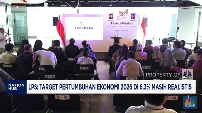 LPS Anggap Target Pertumbuhan Ekonomi 6,3% di 2026 Tetap Realistis
