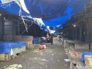 Tak Lagi Riuh, Roda Ekonomi Pasar Tradisional di Pangandaran Meredup