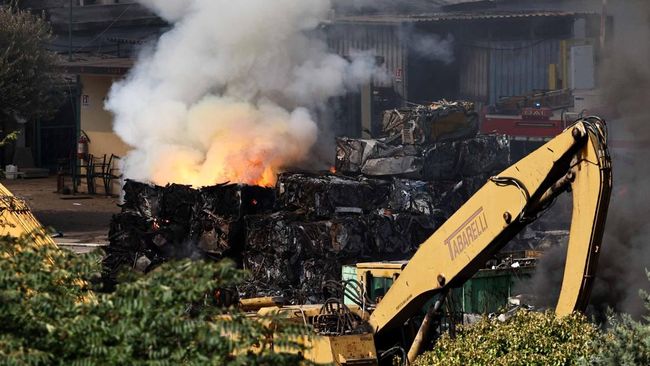 Potret SPBU Meledak dan Terbakar, 45 Orang Jadi Korban