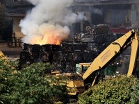 Potret SPBU Meledak dan Terbakar, 45 Orang Jadi Korban