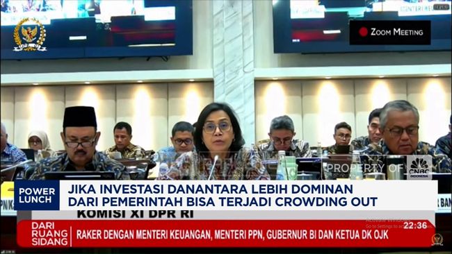 Video:Sri Mulyani Wanti-Wanti Risiko Dominasi Investasi Danantara