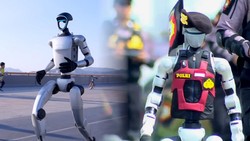  Video: Robot Humanoid Mirip Punya Polri Dijual Online Seharga 16.000 USD