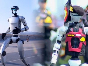 Video: Robot Humanoid Mirip Punya Polri Dijual Online Seharga 16.000 USD