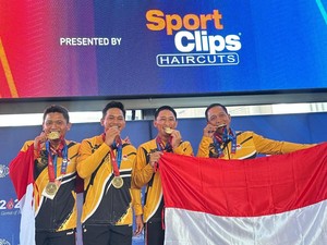 Total Perolehan Indonesia Hari Ke-6 WPFG 2025: 22 Emas, 9 Perak, 14 Perunggu