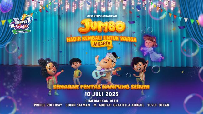 Jumbo Hadir di Trans Studio Cibubur! Buruan Merapat, Mumpung Libur