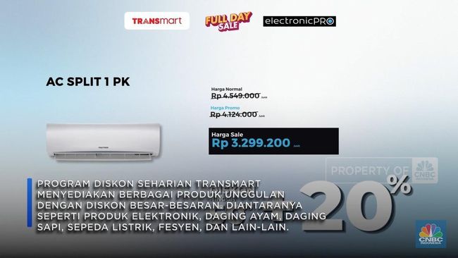 AC Banting Harga, Yuk Merapat ke Transmart!