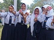 Ilustrasi siswi Sekolah Menengah Pertama (SMP). (Dok. Detikcom/Whisnu Pradana)