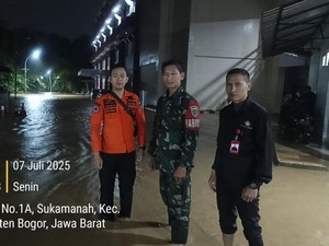 RS di Jonggol Bogor Terendam Banjir, Alat Medis dan Layanan Pasien Dipindah