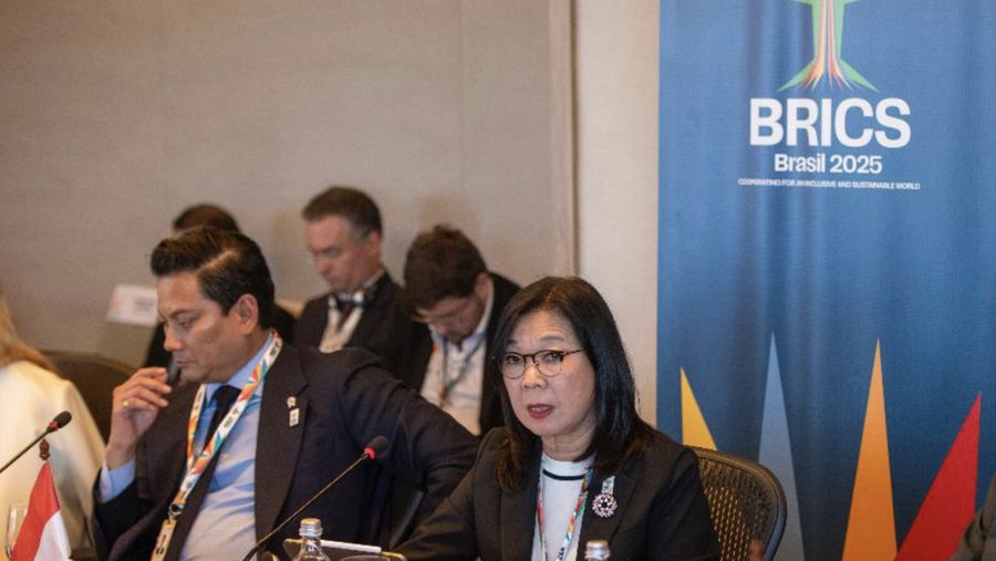 Bank sentral dan kementerian keuangan negara-negara BRICS sepakat untuk memperkuat kerja sama internasional dengan mendorong sistem perdagangan multilateral yang terbuka, inklusif, dan berbasis pada aturan/ rule based trading system. Dok.BI
