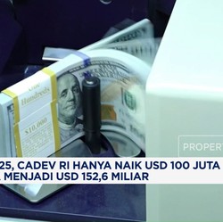 Video: Juni 2025, Cadev RI Hanya Naik USD 100 Juta