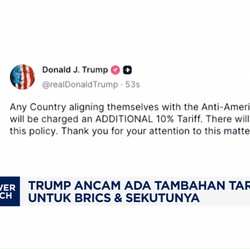Video: Trump Ancam Ada Tambahan Tarif 10% Untuk BRICS & Sekutunya