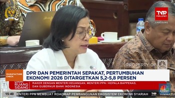 Video: DPR & Pemerintah Sepakat, Target Ekonomi 2026 5,2% - 5,8 %