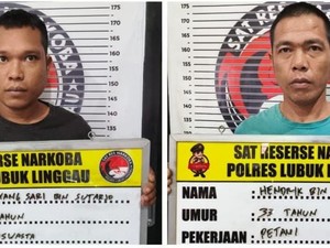 2 Warga Bengkulu Ditangkap Saat Hendak Edarkan Sabu di Lubuklinggau