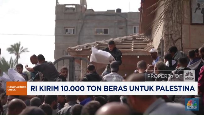 Video: Indonesia Kirim 10.000 Ton Beras Untuk Palestina