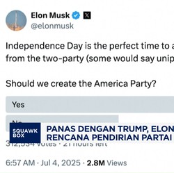 Video: Panas Dengan Trump, Elon Musk Umumkan Rencana Bikin Partai Baru