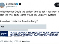 Video: Panas Dengan Trump, Elon Musk Umumkan Rencana Bikin Partai Baru