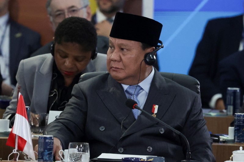 Presiden Prabowo Subianto menghadiri hari pertama Konferensi Tingkat Tinggi (KTT) BRICS 2025 di Rio de Janeiro, Brasil, Minggu (6/7/2025). (Dok. Sekretariat Presiden) Presiden Prabowo Subianto menghadiri hari pertama Konferensi Tingkat Tinggi (KTT) BRICS 2025 di Rio de Janeiro, Brasil, Minggu (6/7/2025). (Dok. Sekretariat Presiden)
