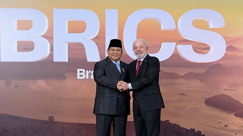Presiden Prabowo Subianto menghadiri hari pertama Konferensi Tingkat Tinggi (KTT) BRICS 2025 di Rio de Janeiro, Brasil, Minggu (6/7/2025). (Dok. Sekretariat Presiden)