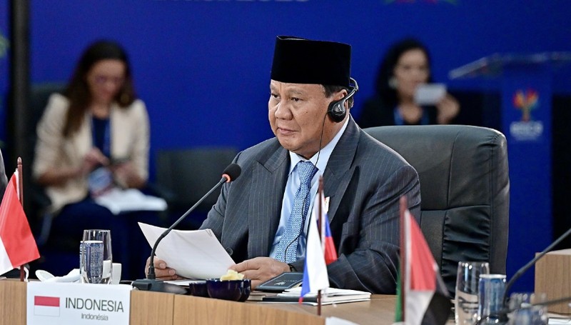 Presiden Prabowo Subianto menghadiri hari pertama Konferensi Tingkat Tinggi (KTT) BRICS 2025 di Rio de Janeiro, Brasil, Minggu (6/7/2025). (Dok. Sekretariat Presiden) Presiden Prabowo Subianto menghadiri hari pertama Konferensi Tingkat Tinggi (KTT) BRICS 2025 di Rio de Janeiro, Brasil, Minggu (6/7/2025). (Dok. Sekretariat Presiden)