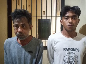 Tampang 2 Pria Maling 3 Motor di Makassar Ditangkap Saat Pesta Sabu
