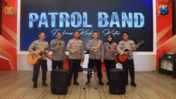 Kapolres Kediri Kota Bentuk Patrol Band, Sampaikan Pesan Kamtibmas