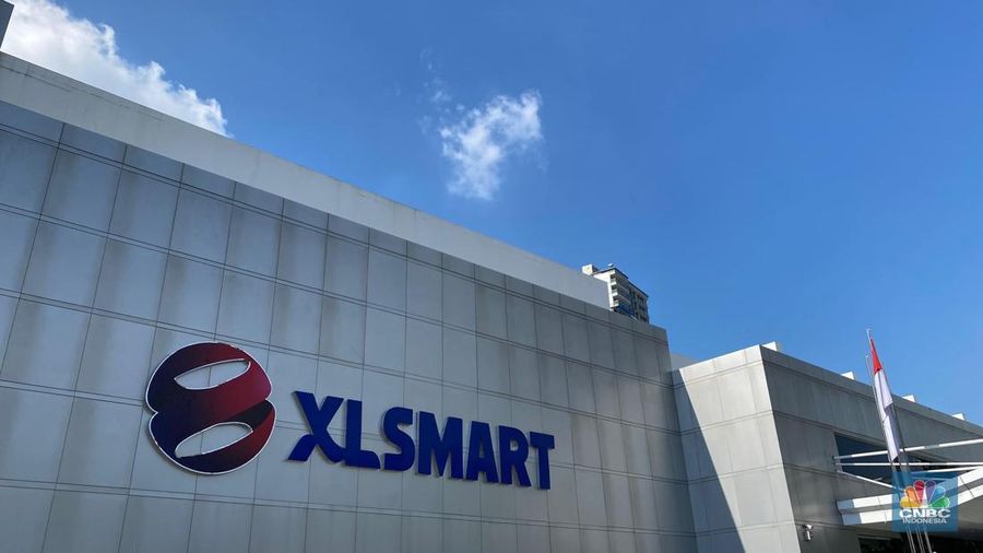 XLSmart. (CNBC Indonesia/Novina Putri Bestari)