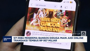 Video: Kacau! 571 Ribu Penerima Bansos Diduga Main Judi Online