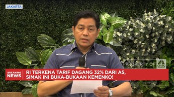 Video: Dihantam Tarif Trump 32%, Indonesia Lanjutkan Negosiasi