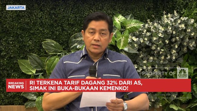 Video: Dihantam Tarif Trump 32%, Indonesia Lanjutkan Negosiasi