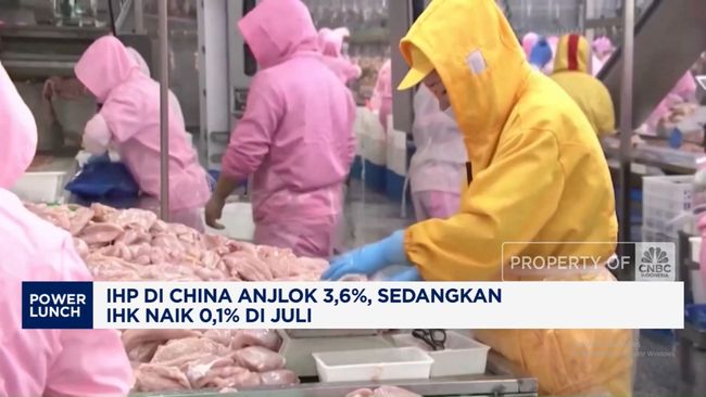 Video: Terpukul Perang Dagang, Deflasi Produsen China Terburuk