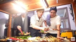 Akrab! 5 Momen Jerome Polin dan Idol K-Pop Saat Makan Bareng