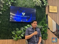 Juru Bicara Kementerian Koordinator Bidang Perekonomian, Haryo Limanseto. (CNBC Indonesia/Zefanya Aprilia)
