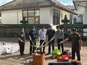 Kejari Gianyar Musnahkan 122 Gram Sabu, 89 Paket Milik Terpidana Rahmat
